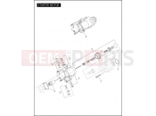 HARLEY-DAVIDSON CROSS BONES  - FLSTSB STARTER MOTOR