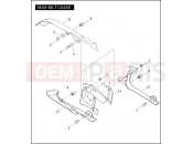 HARLEY-DAVIDSON ROCKER C  - FXCWC REAR BELT GUARD