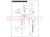 HARLEY-DAVIDSON NIGHT TRAIN  - FXSTB FRONT FORK - FXST, FXSTB & FXSTC