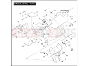 Harley-Davidson 2009 TOURING ROAD KING  - FLHR INNER FAIRING - FLTR