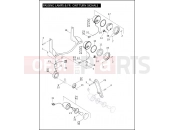 Harley-Davidson 2009 TOURING ROAD KING  - FLHR PASSING LAMPS & FRONT TURN SIGNALS