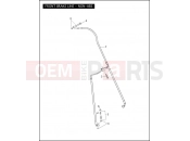 Harley-Davidson 2009 TOURING ELECTRA GLIDE STANDARD  - FLHT FRONT BRAKE LINE - NON-ABS