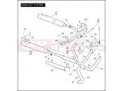 Harley-Davidson 2009 TOURING STREET GLIDE  - FLHX EXHAUST SYSTEM