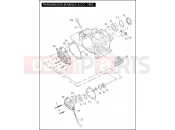 Harley-Davidson 2009 TOURING STREET GLIDE  - FLHX TRANSMISSION BEARINGS & COVERS