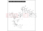 Harley-Davidson 2009 TRIKE TRI GLIDE ULTRA CLASSIC  - FLHTCUTG PASSING LAMPS & FRONT TURN SIGNALS