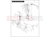 Harley-Davidson 2009 VRSC VRSCAW V-ROD  - VRSCAW 105 FUEL TANK & FUEL MODULE