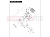 Harley-Davidson 2009 VRSC VRSCDX NIGHT ROD SPECIAL  - VRSCDX REAR BRAKE CALIPER