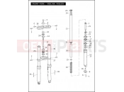 Harley-Davidson 2009 VRSC VRSCDX NIGHT ROD SPECIAL  - VRSCDX 105 FRONT FORK - VRSCAW, VRSCDX