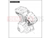 Harley-Davidson 2008 CVO/CUSTOM CVO ROAD KING  - FLHRSE4 ENGINE ASSEMBLY
