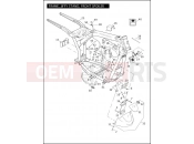 HARLEY-DAVIDSON CVO DYNA  - FXDSE2 FRAME, JIFFY STAND, FRONT SPOILER