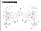 HARLEY-DAVIDSON CVO DYNA  - FXDSE2 HANDLEBAR SWITCHES