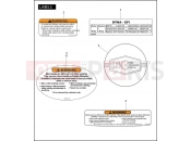 HARLEY-DAVIDSON CVO DYNA  - FXDSE2 LABELS