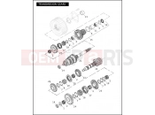 HARLEY-DAVIDSON CVO DYNA  - FXDSE2 TRANSMISSION GEARS