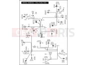 Harley-Davidson 2008 DYNA DYNA STREET BOB  - FXDB WIRING HARNESS - FXD, FXDB, FXDL (CONTINUED)