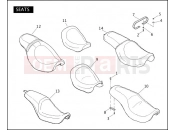 HARLEY-DAVIDSON DYNA SUPER GLIDE CUSTOM  - FXDC SEATS