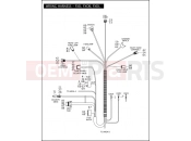 HARLEY-DAVIDSON DYNA SUPER GLIDE CUSTOM  - FXDC WIRING HARNESS - FXD, FXDB, FXDL