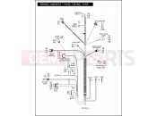 HARLEY-DAVIDSON DYNA SUPER GLIDE CUSTOM  - FXDC WIRING HARNESS - FXDC, FXDWG & FXDF