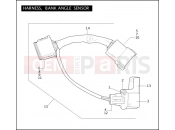 Harley-Davidson 2008 SIDECAR FLHRC SIDECAR  - SIDECAR FOR FLHRC HARNESS, BANK ANGLE SENSOR