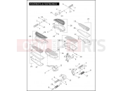 HARLEY-DAVIDSON CROSS BONES  - FLSTSB FOOTRESTS & FOOTBOARDS