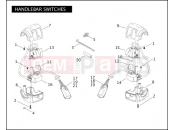 Harley-Davidson 2008 SOFTAIL ROCKER  - FXCW HANDLEBAR SWITCHES