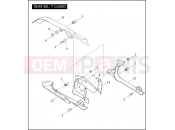 HARLEY-DAVIDSON SOFTAIL CUSTOM  - FXSTC REAR BELT GUARD
