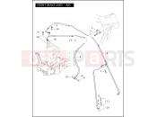 Harley-Davidson 2008 TOURING ROAD KING  - FLHR FRONT BRAKE LINES - ABS