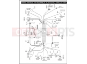 Harley-Davidson 2008 TOURING ROAD KING CLASSIC  - FLHRC WIRING HARNESS - INTERCONNECT - FLHT, FLHTC, FLHTCU & FLHX
