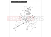 Harley-Davidson 2008 TOURING ULTRA CLASSIC  - FLHTCU FRONT BRAKE MASTER CYLINDER