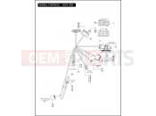 Harley-Davidson 2008 VRSC VRSCAW W/ABS  - VRSCAWA WIRING HARNESS - NON ABS (CONTINUED)