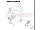 HARLEY-DAVIDSON DYNA SUPER GLIDE  - FXD ALTERNATOR & REGULATOR