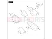 HARLEY-DAVIDSON DYNA SUPER GLIDE  - FXD SEATS