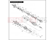 HARLEY-DAVIDSON DYNA SUPER GLIDE  - FXD TRANSMISSION GEARS