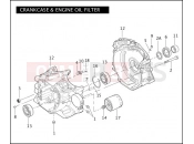 Harley-Davidson 2007 DYNA DYNA STREET BOB  - FXDB CRANKCASE & ENGINE OIL FILTER - TWIN CAM 96â¢