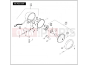 HARLEY-DAVIDSON DYNA WIDE GLIDE  - FXDWG HEADLAMP