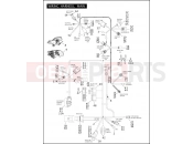 Harley-Davidson 2007 SPORTSTER NIGHTSTER  - XL1200N WIRING HARNESS, MAIN (CONTINUED)