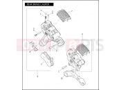 Harley-Davidson 2007 VRSC VRSCAW V-ROD  - VRSCAW REAR BRAKE CALIPER