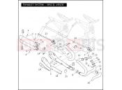 Harley-Davidson 2007 VRSC VRSCR STREET ROD  - VRSCR EXHAUST SYSTEM - VRSCD, VRSCR