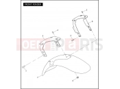 Harley-Davidson 2007 VRSC VRSCR STREET ROD  - VRSCR FRONT FENDER