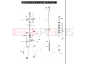 Harley-Davidson 2007 VRSC VRSCR STREET ROD  - VRSCR FRONT FORK - VRSCA, VRSCD, VRSCDX, VRSCX