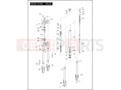 Harley-Davidson 2007 VRSC VRSCX SCREAMIN' EAGLE V-ROD  - VRSCX FRONT FORK - VRSCR