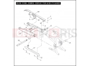 Harley-Davidson 2006 CVO/CUSTOM CVO VR DESTROYER  - VRXSE REAR FORK, DEBRIS DEFLECTOR & BELT GUARD