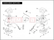 HARLEY-DAVIDSON DYNA LOW RIDER  - FXDLI HANDLEBAR SWITCHES