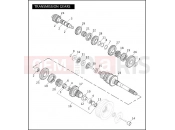HARLEY-DAVIDSON DYNA LOW RIDER  - FXDLI TRANSMISSION GEARS