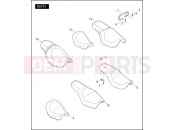 HARLEY-DAVIDSON DYNA WIDE GLIDE  - FXDWGI SEATS