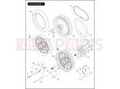 Harley-Davidson 2006 SOFTAIL SOFTAIL DELUXE  - FLSTN FRONT WHEEL