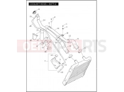 Harley-Davidson 2006 VRSC VRSCA V-ROD  - VRSCA 105 COOLANT HOSES / BOTTLE