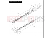 Harley-Davidson 2006 VRSC VRSCA V-ROD  - VRSCA 105 TRANSMISSION GEARS