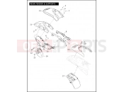 Harley-Davidson 2006 VRSC VRSCD NIGHT ROD  - VRSCD REAR FENDER & SUPPORTS