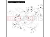 HARLEY-DAVIDSON VRSCD NIGHT ROD  - VRSCD 105 FOOTRESTS - VRSCD & VRSCR