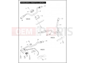 Harley-Davidson 2006 VRSC VRSCR STREET ROD  - VRSCR HANDLEBAR & THROTTLE CONTROL
